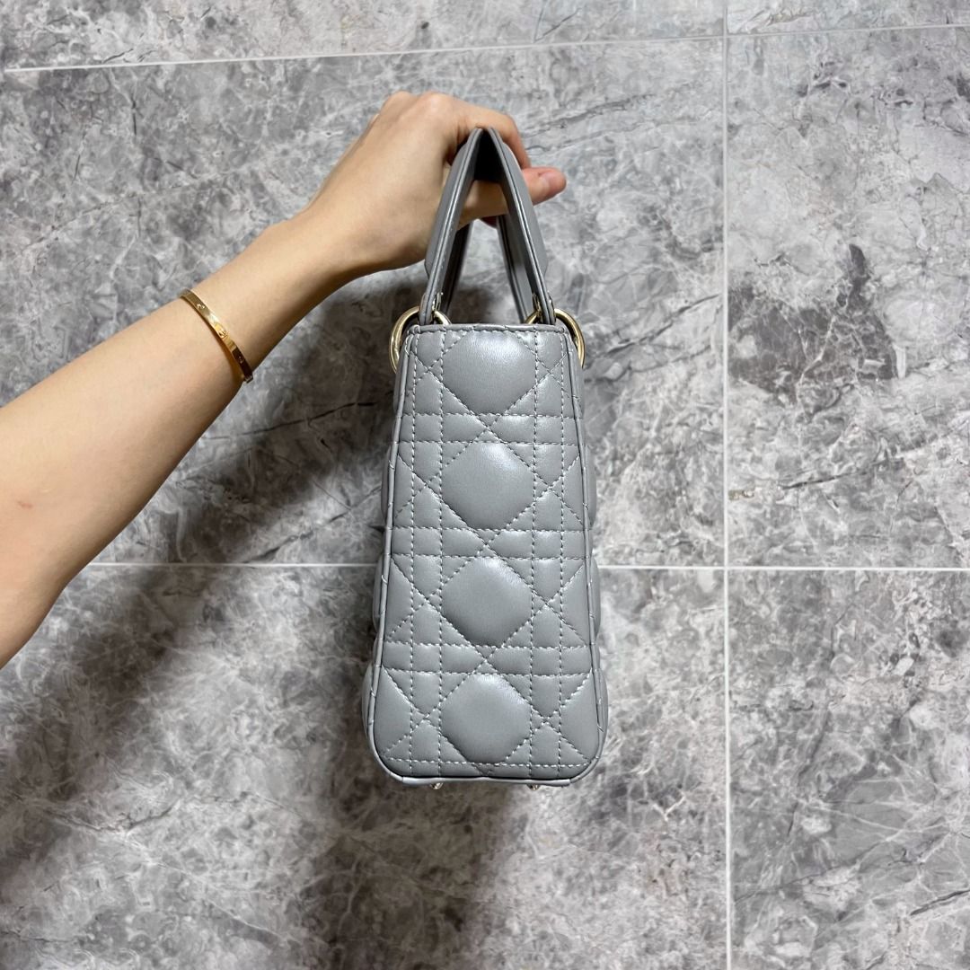 LNIB Dior Lady Small MyABC Grey GHW - Luxury Evermore