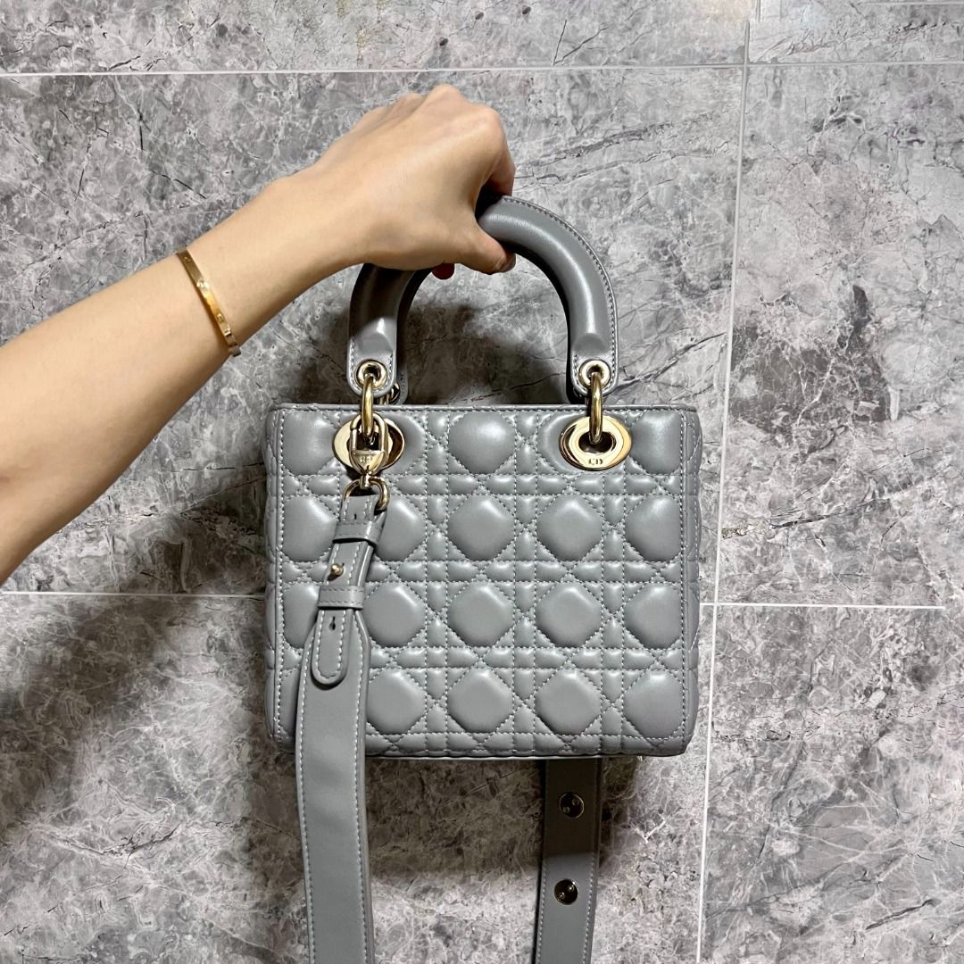 LNIB Dior Lady Small MyABC Grey GHW - Luxury Evermore