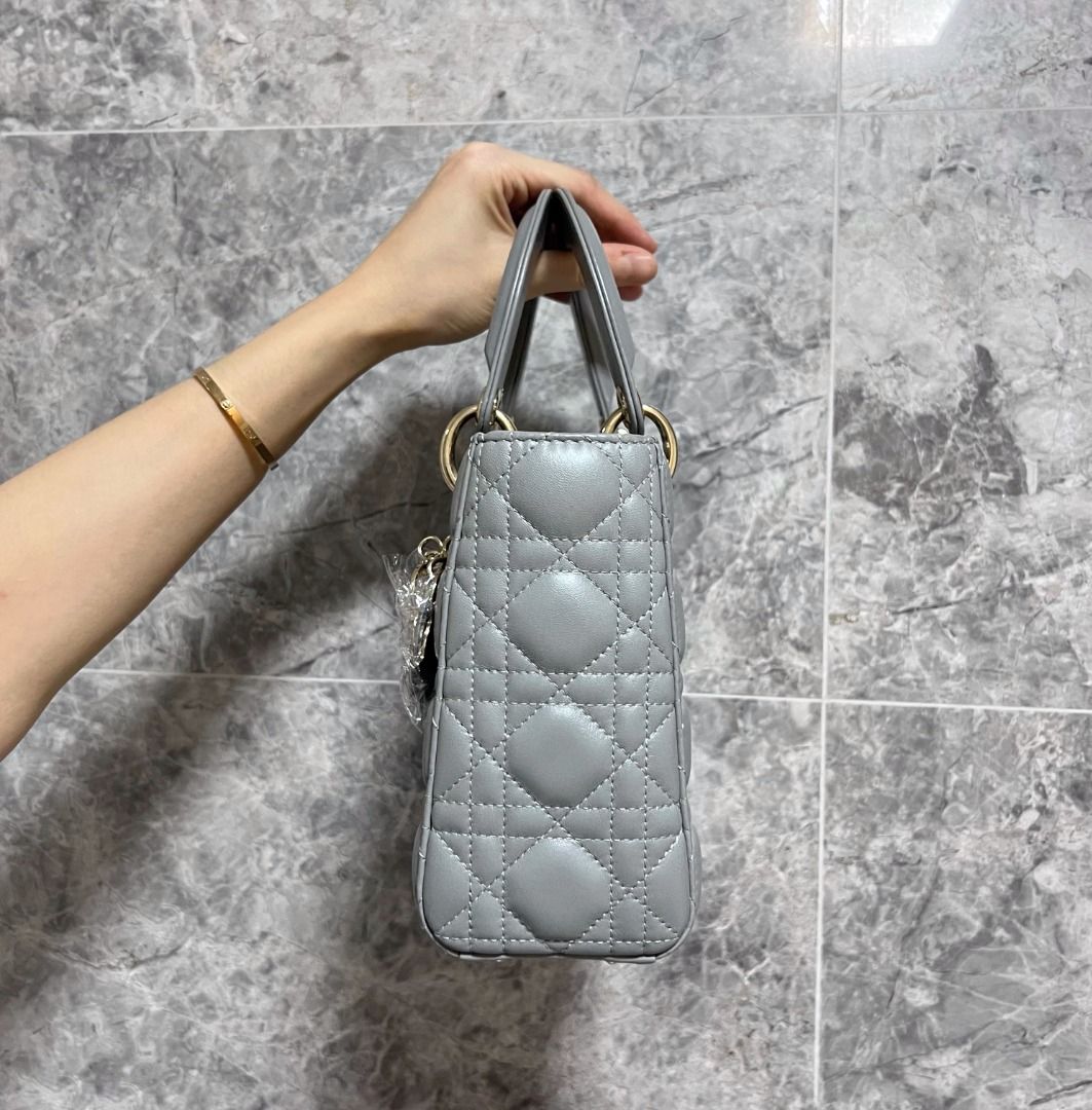 LNIB Dior Lady Small MyABC Grey GHW - Luxury Evermore