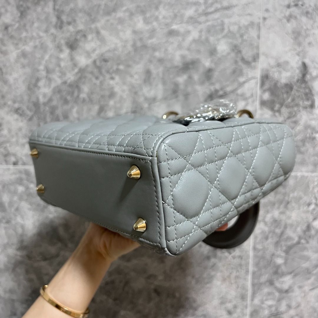 LNIB Dior Lady Small MyABC Grey GHW - Luxury Evermore