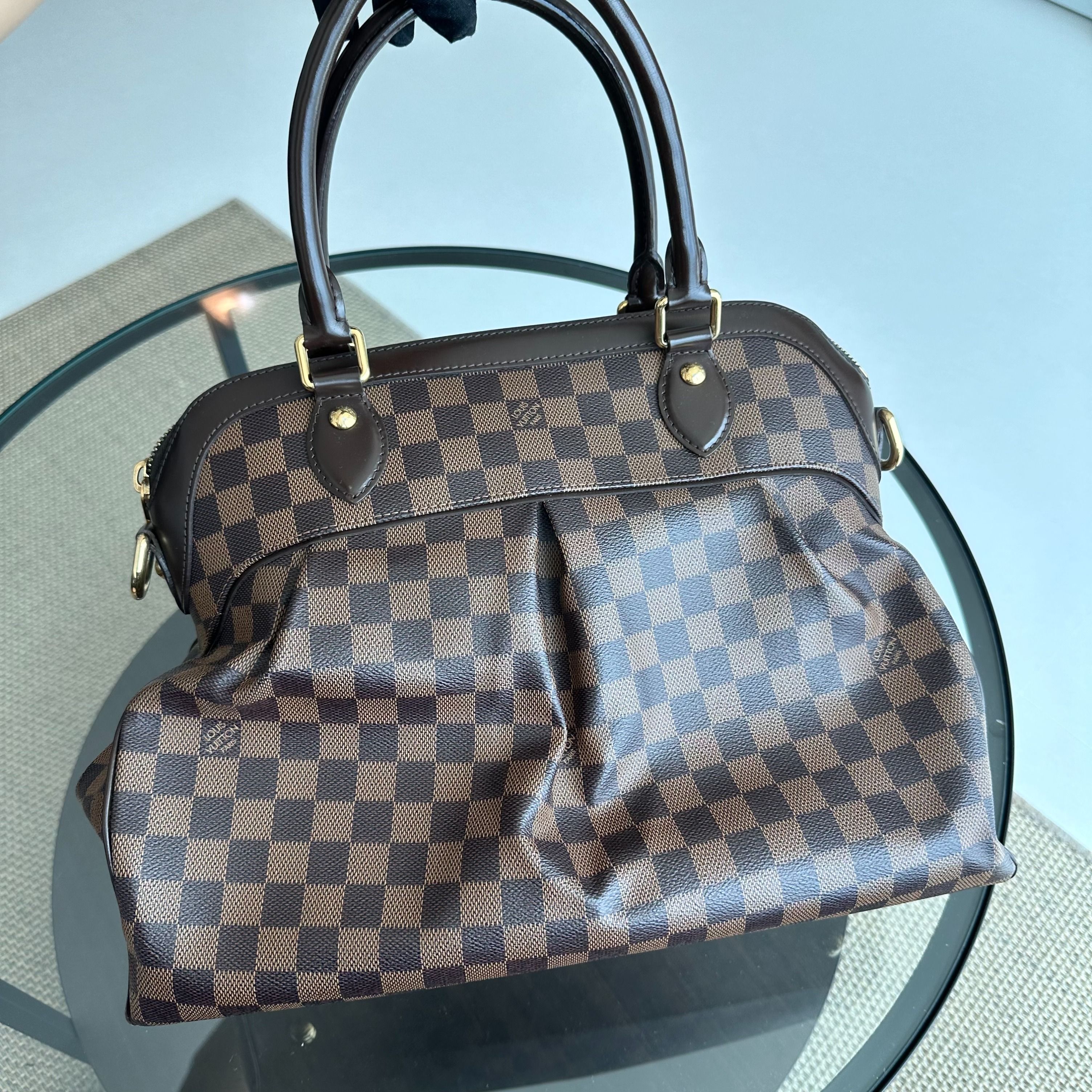 Louis Vuitton LV Trevi GM Damier Ebene Shoulder Bag - Luxury Evermore