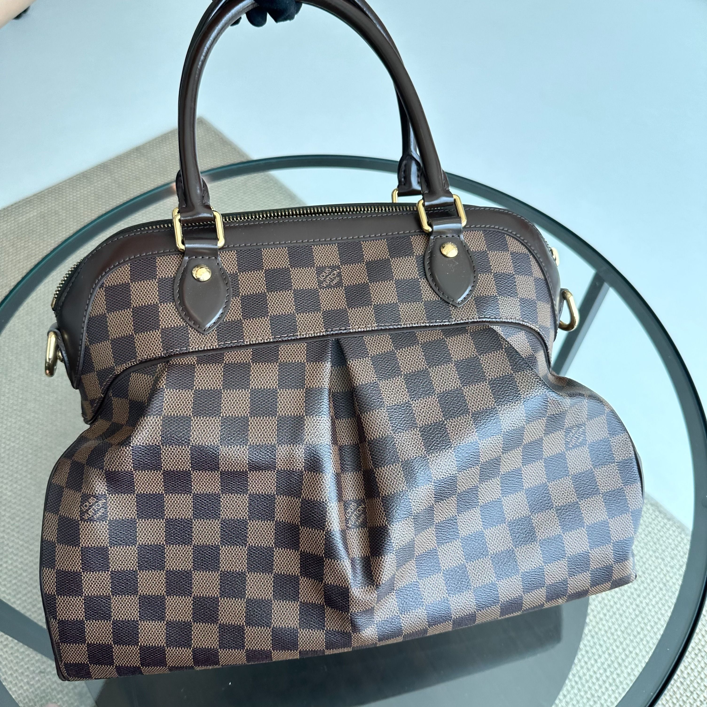 Louis Vuitton LV Trevi GM Damier Ebene Shoulder Bag - Luxury Evermore