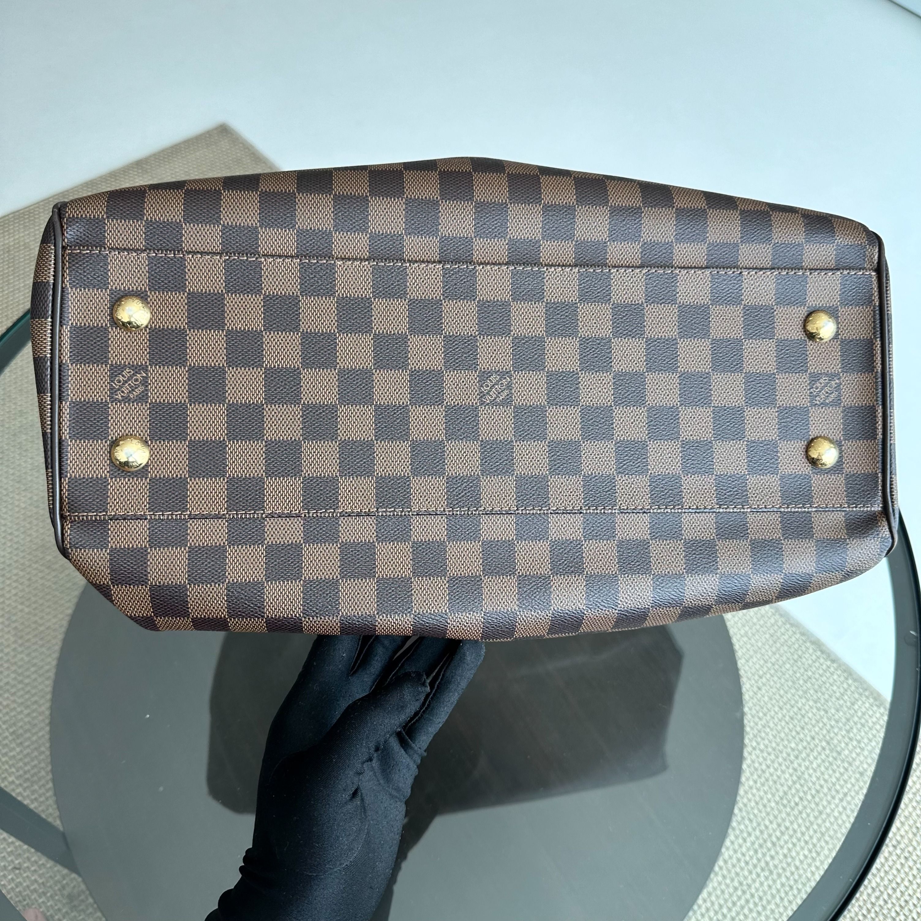 Louis Vuitton LV Trevi GM Damier Ebene Shoulder Bag - Luxury Evermore