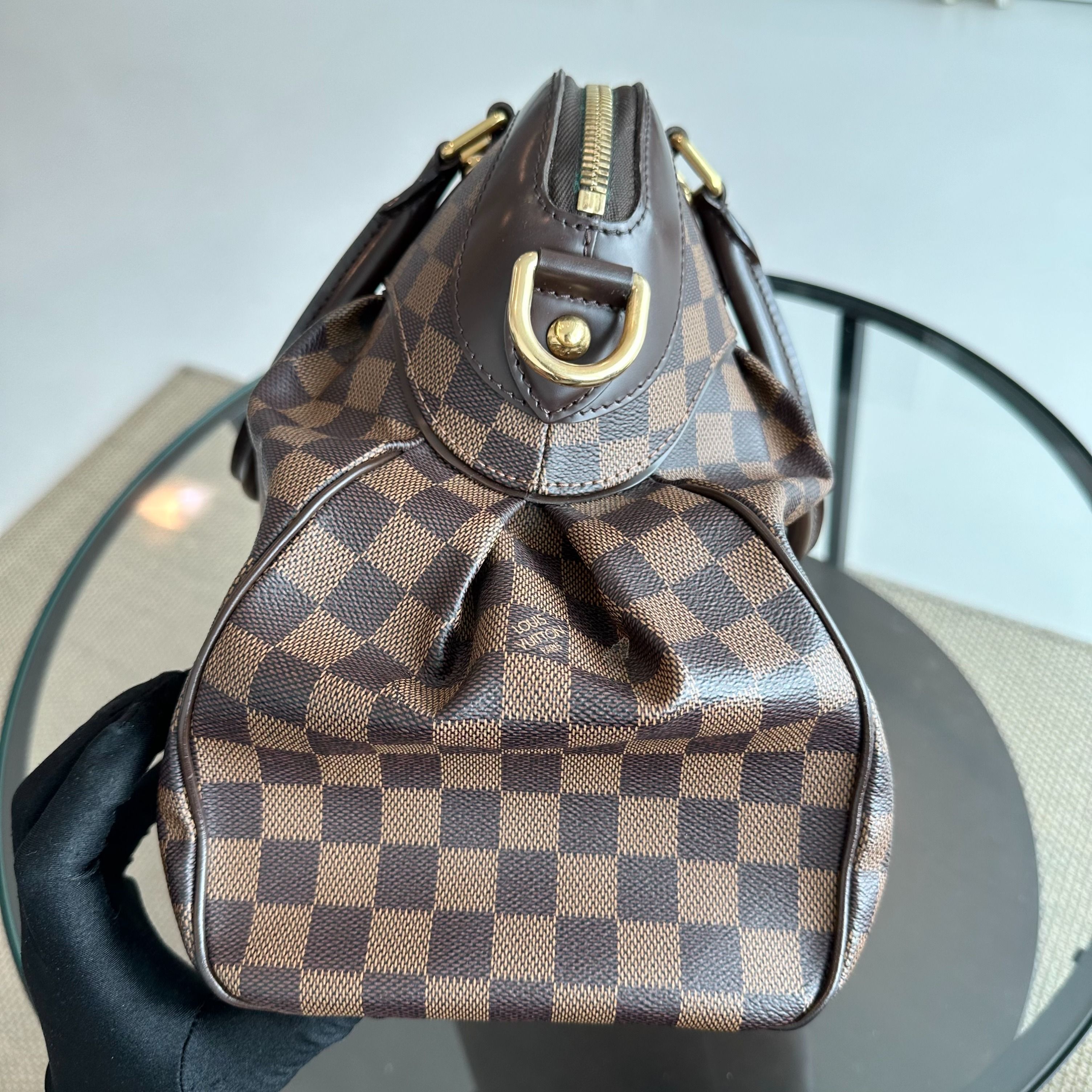 Louis Vuitton LV Trevi GM Damier Ebene Shoulder Bag - Luxury Evermore