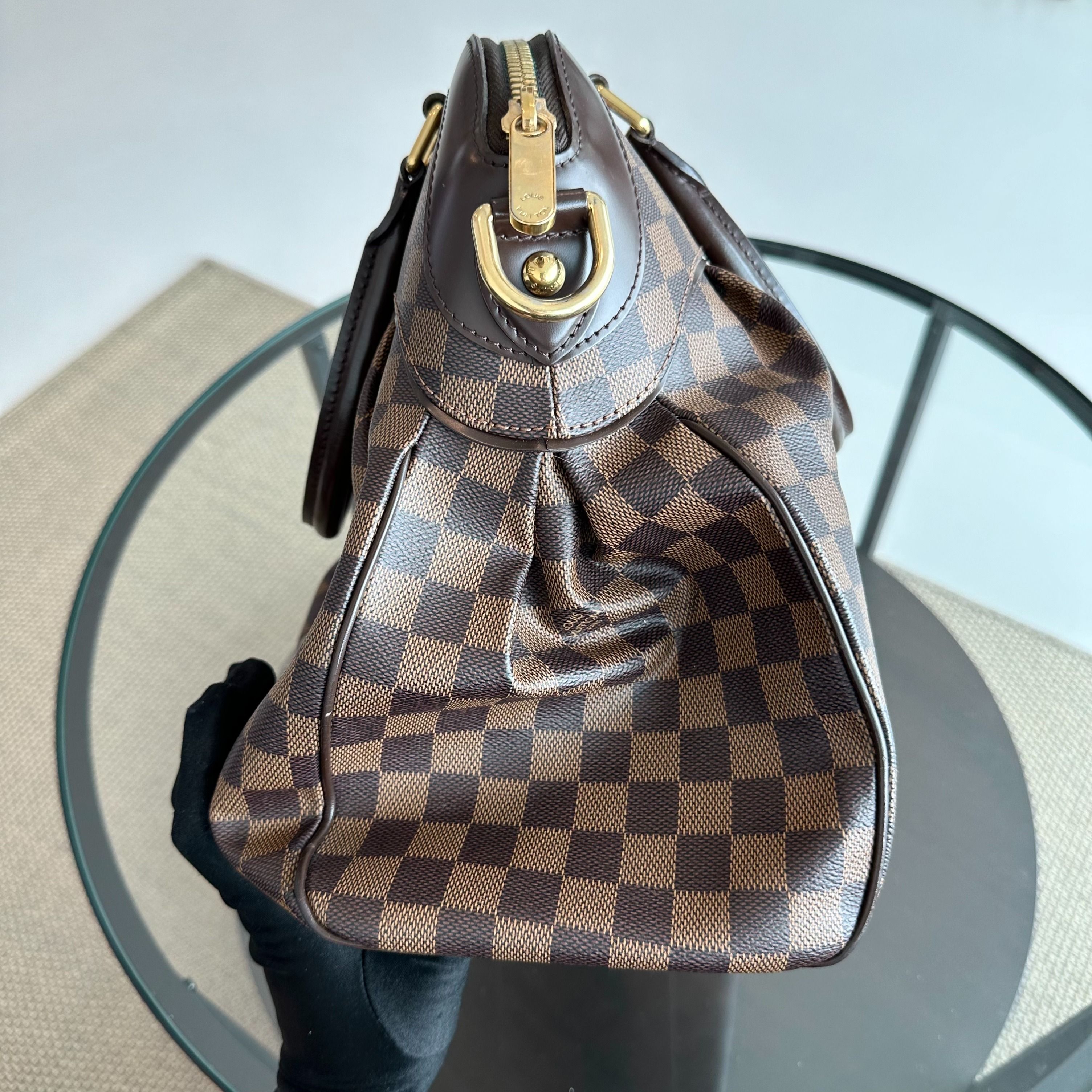 Louis Vuitton LV Trevi GM Damier Ebene Shoulder Bag - Luxury Evermore