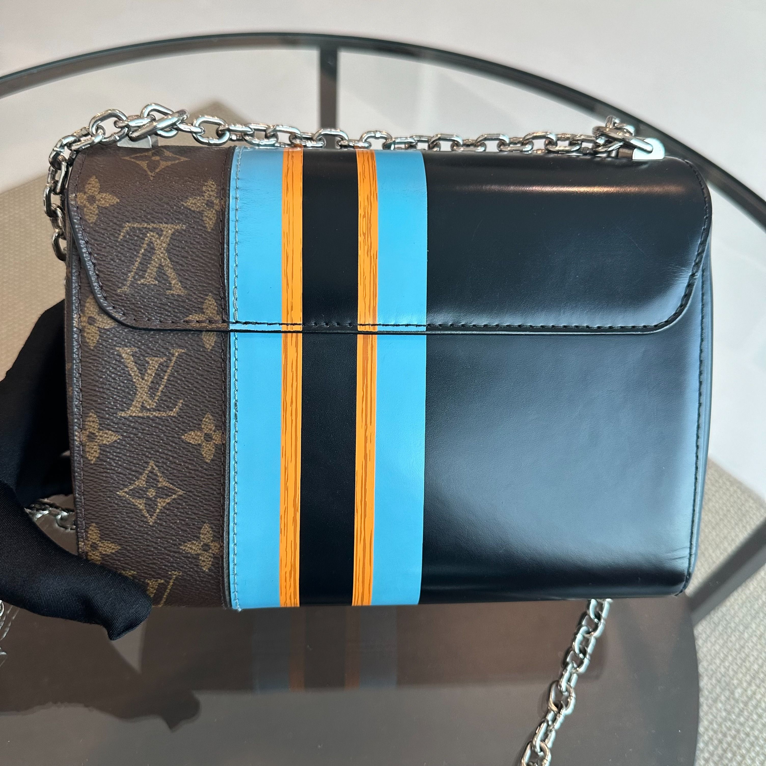 Louis Vuitton LV Twist MM Limited Edition Monogram Canvas Leather - Luxury Evermore