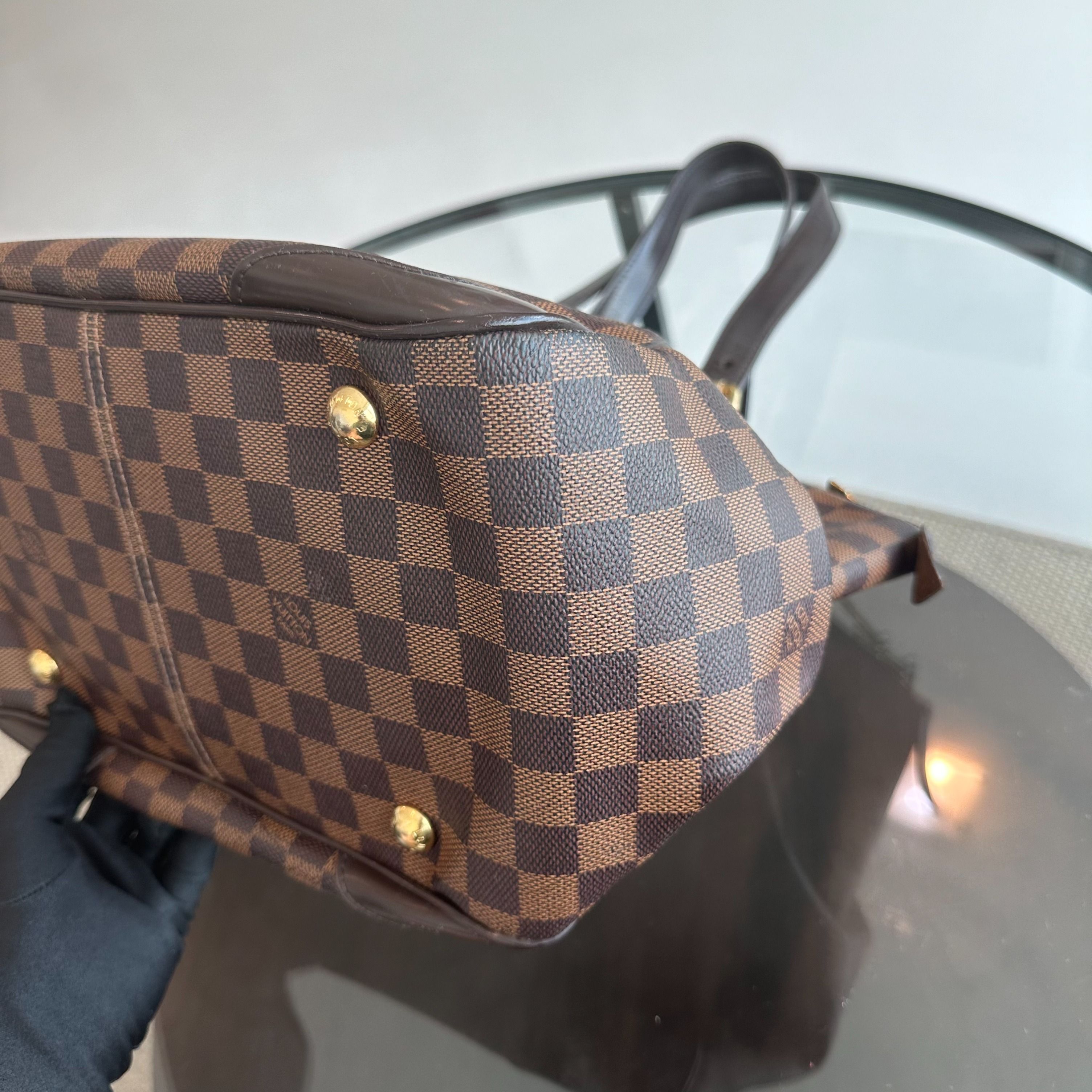 Louis Vuitton LV Verona MM Damiar Ebene Shoulder Bag - Luxury Evermore