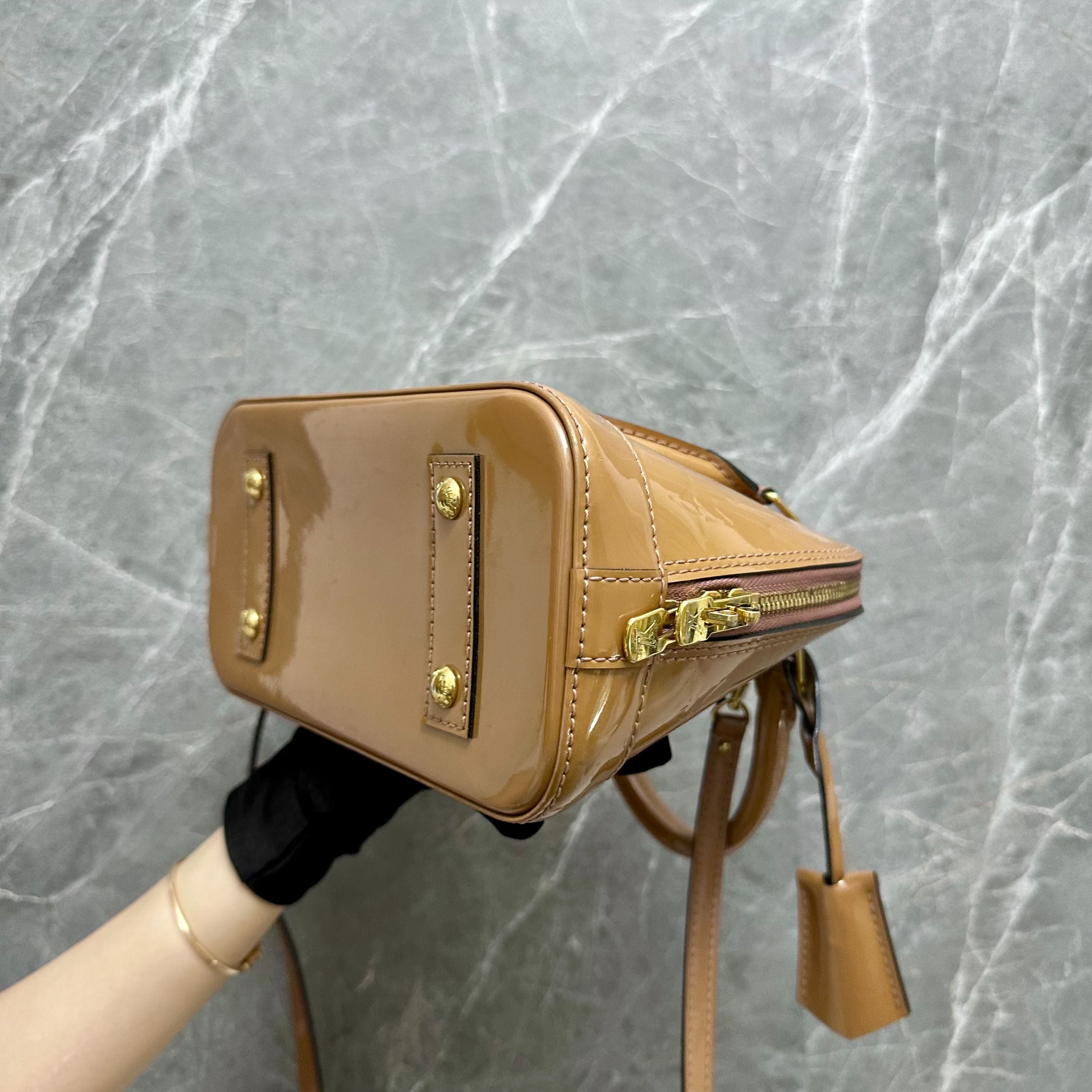 LV Alma BB Brown Vernis GHW - Luxury Evermore