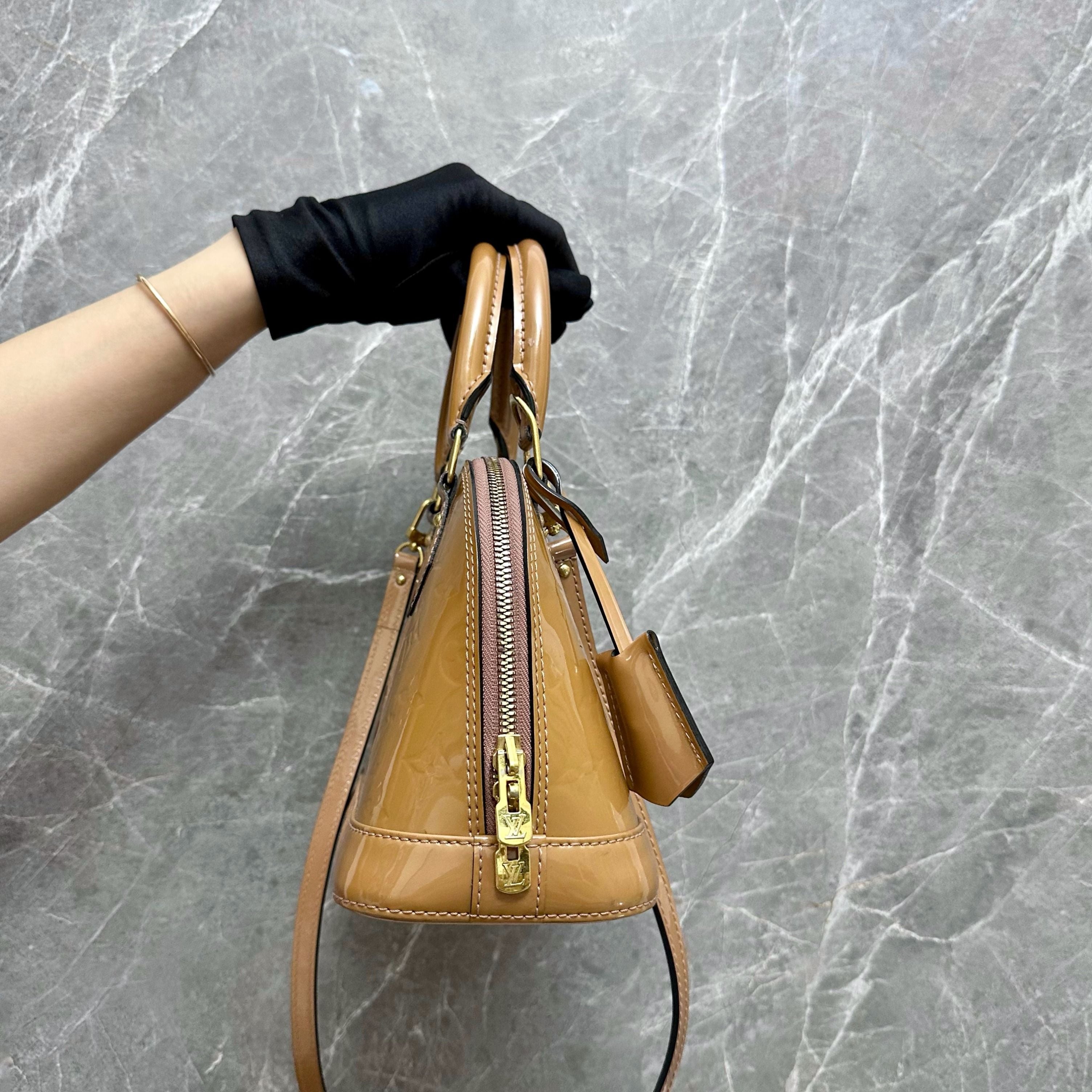 LV Alma BB Brown Vernis GHW - Luxury Evermore