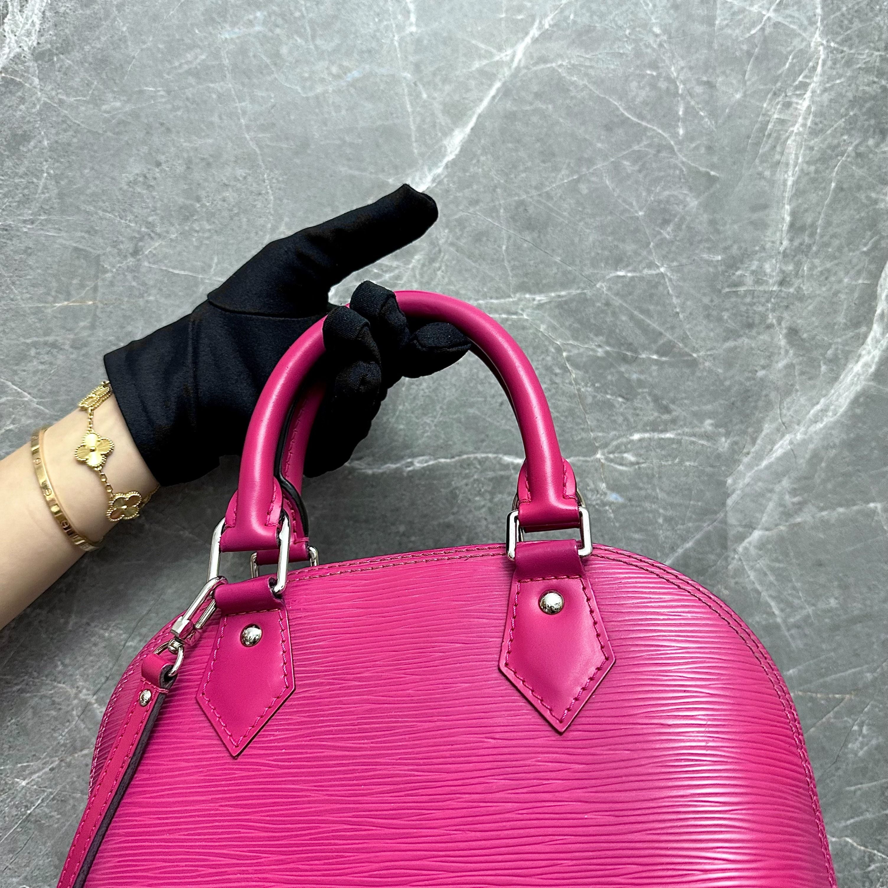 LV Alma BB EPI Leather Pink SHW - Luxury Evermore