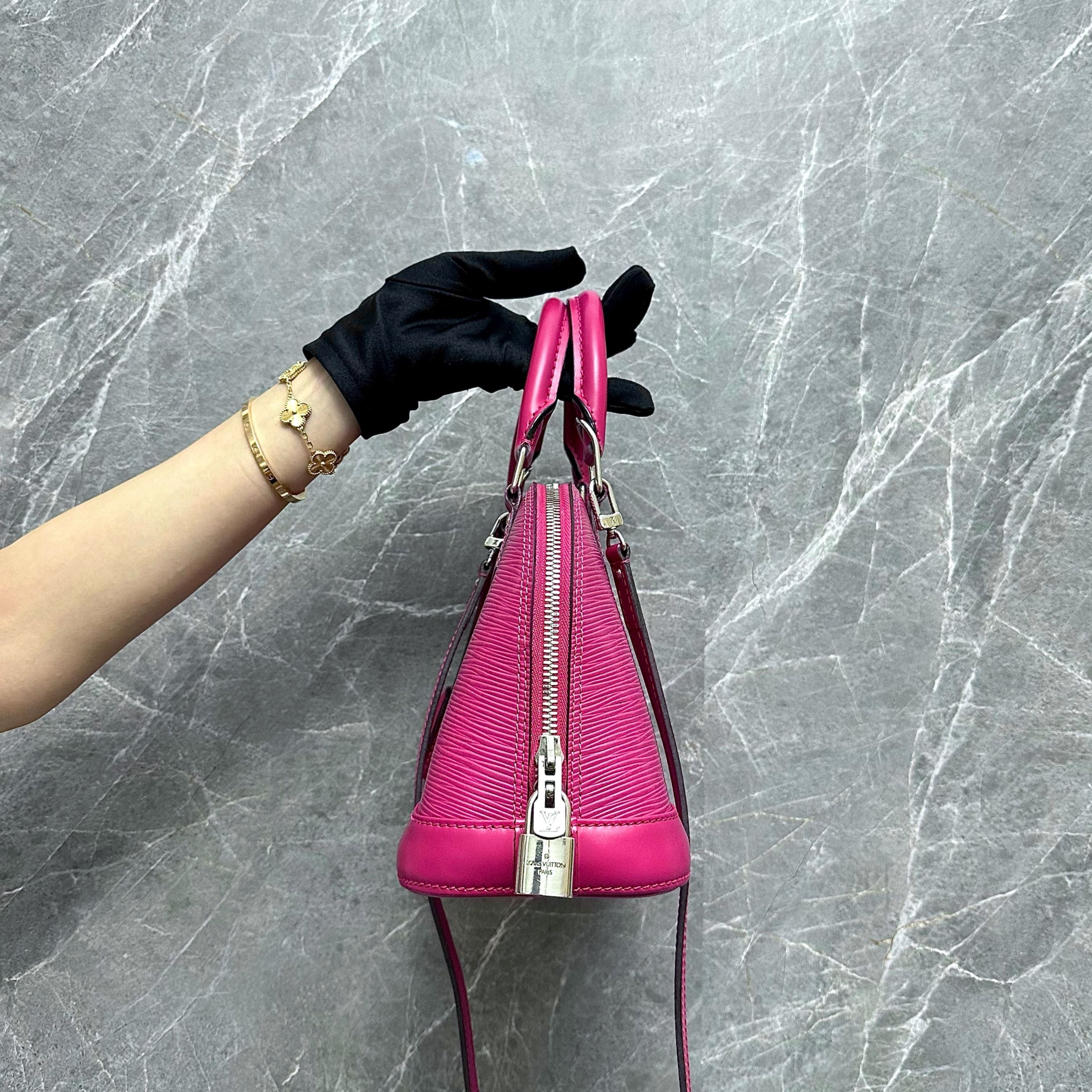 LV Alma BB EPI Leather Pink SHW - Luxury Evermore