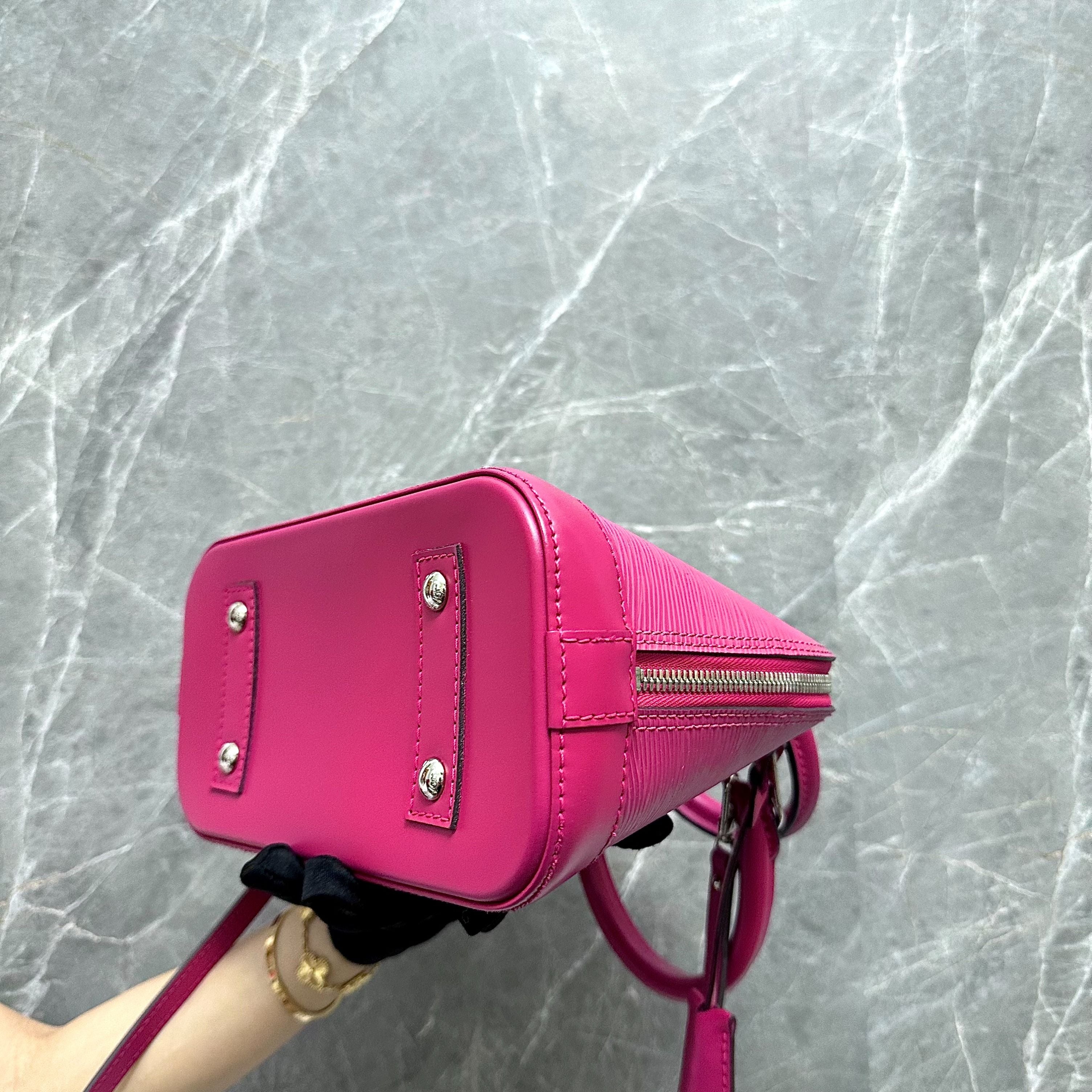 LV Alma BB EPI Leather Pink SHW - Luxury Evermore