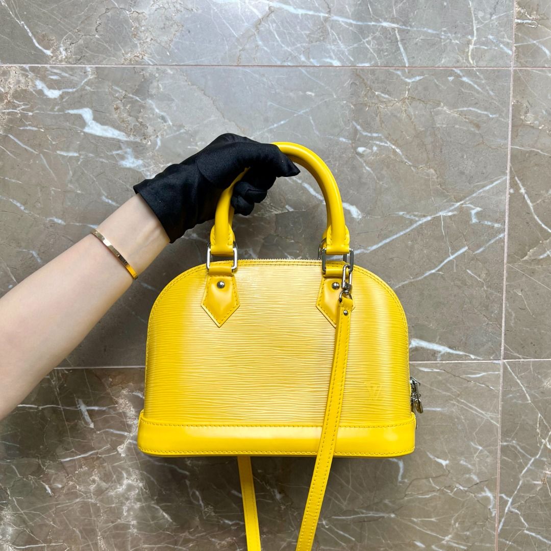 LV Alma BB EPI Leather Yellow - Luxury Evermore