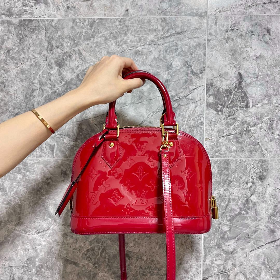 LV Alma BB Vernis Red GHW - Luxury Evermore