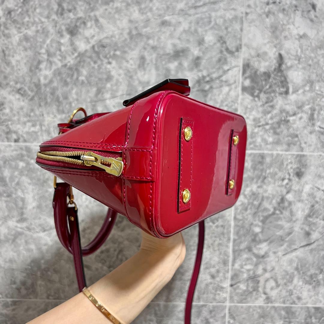 LV Alma BB Vernis Red GHW - Luxury Evermore