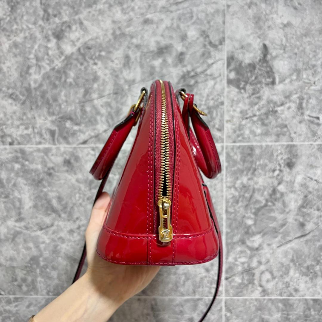 LV Alma BB Vernis Red GHW - Luxury Evermore