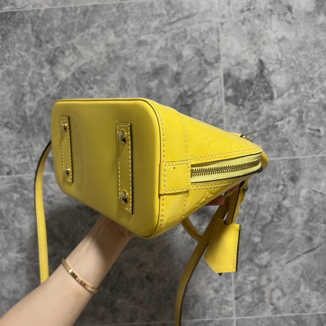 LV Alma BB Yellow Vernis GHW - Luxury Evermore