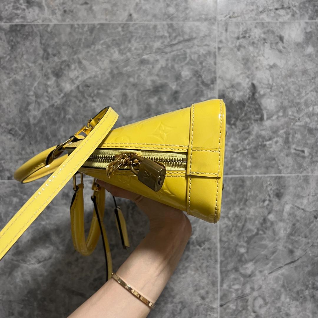 LV Alma BB Yellow Vernis GHW - Luxury Evermore