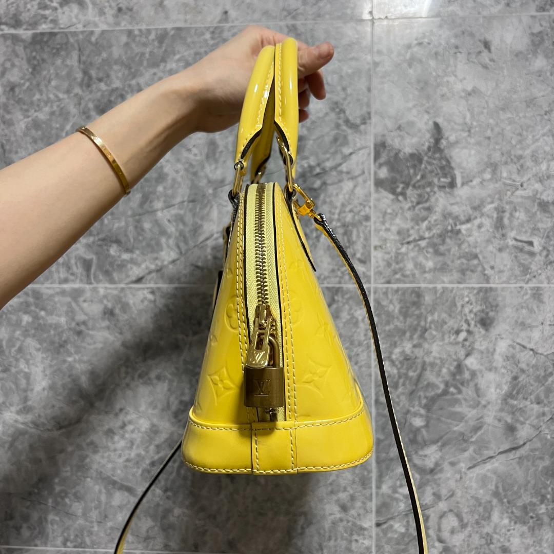 LV Alma BB Yellow Vernis GHW - Luxury Evermore