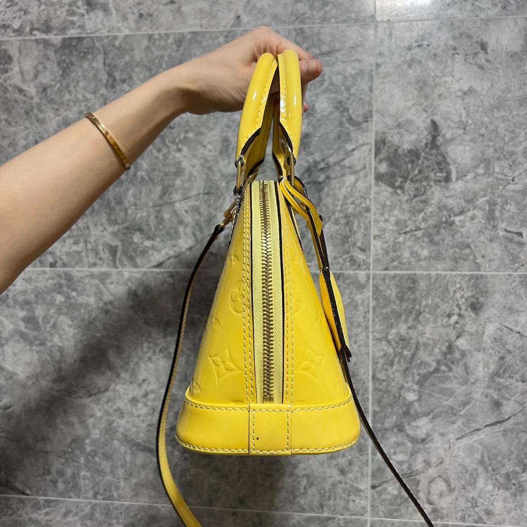 LV Alma BB Yellow Vernis GHW - Luxury Evermore