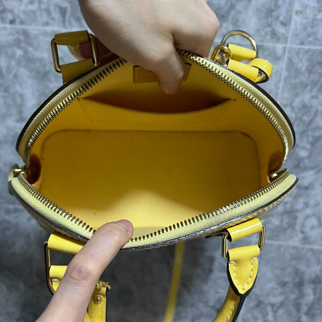 LV Alma BB Yellow Vernis GHW - Luxury Evermore