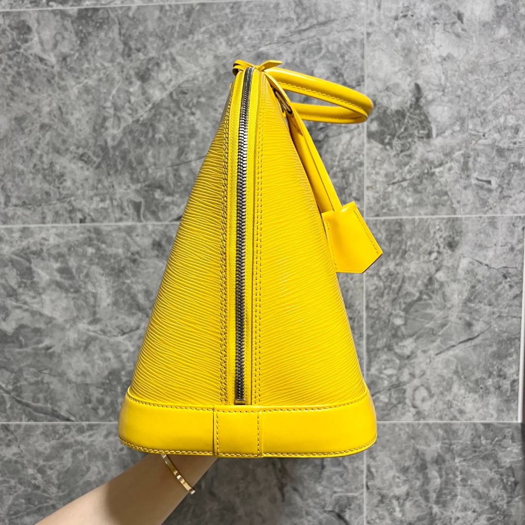 LV Alma GM EPI Leather Yellow SHW - Luxury Evermore