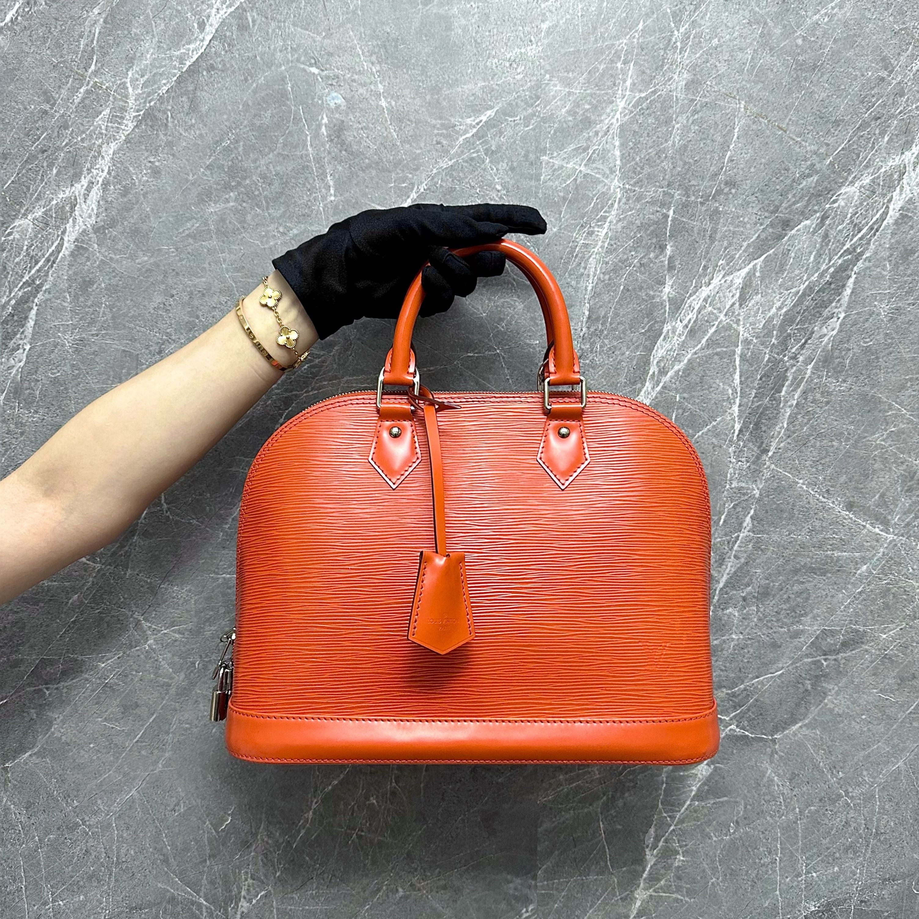 LV Alma PM EPI Leather Orange SHW - Luxury Evermore