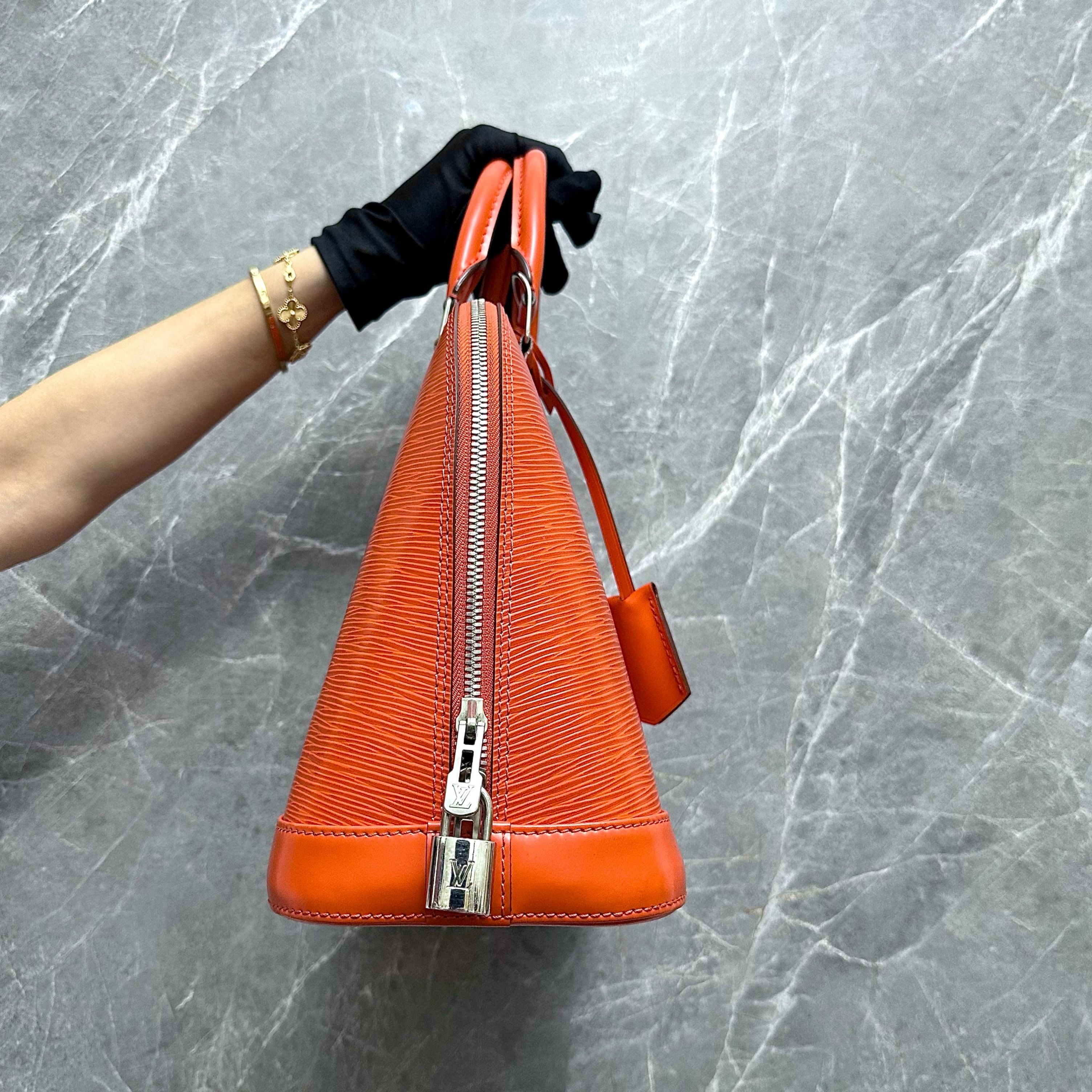 LV Alma PM EPI Leather Orange SHW - Luxury Evermore