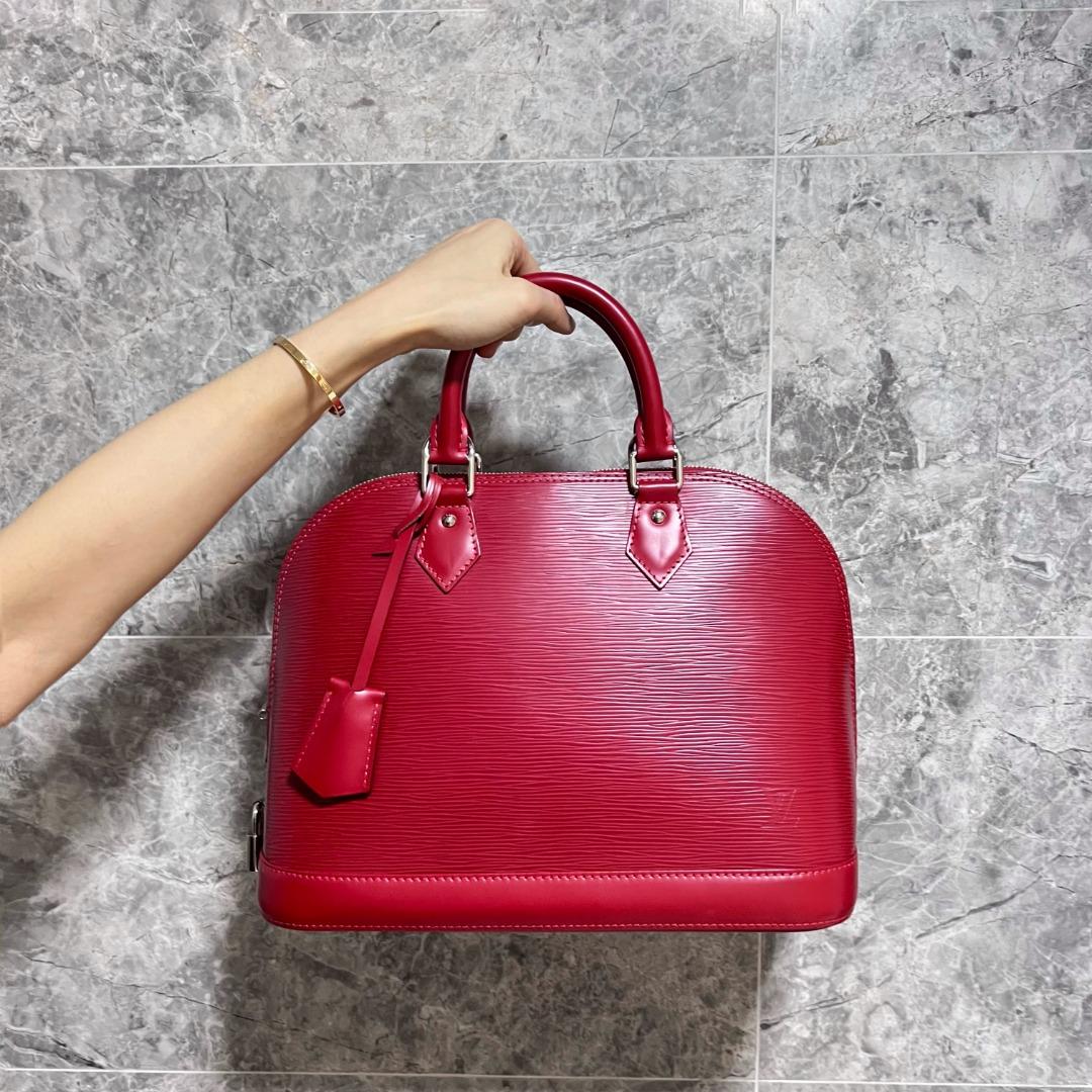 LV Alma PM EPI Leather Red SHW - Luxury Evermore