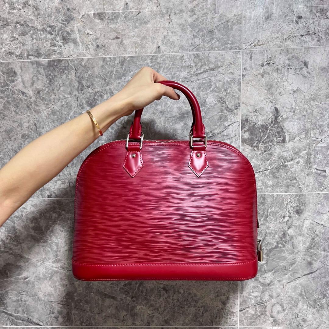 LV Alma PM EPI Leather Red SHW - Luxury Evermore