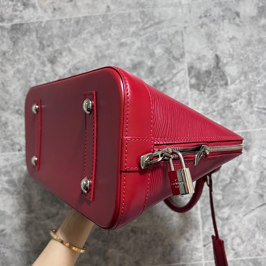 LV Alma PM EPI Leather Red SHW - Luxury Evermore