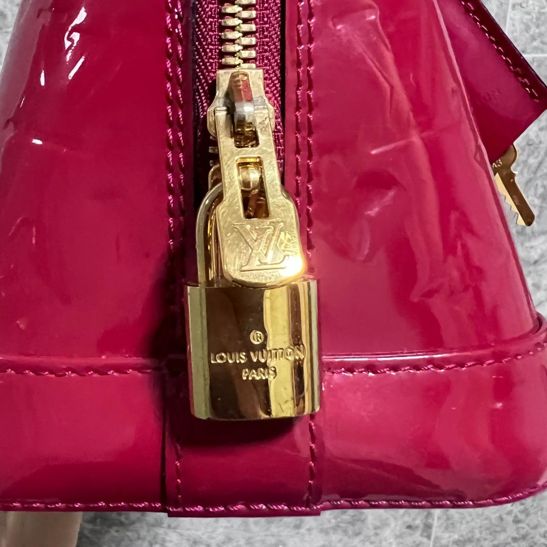 LV Alma PM Louis Vuitton Patent Leather Red - Luxury Evermore