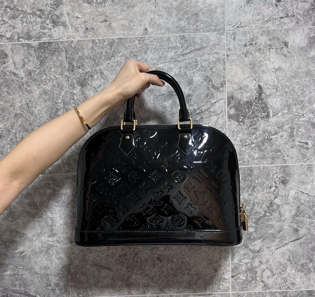 LV Alma PM Vernis Black GHW S$600 - Luxury Evermore