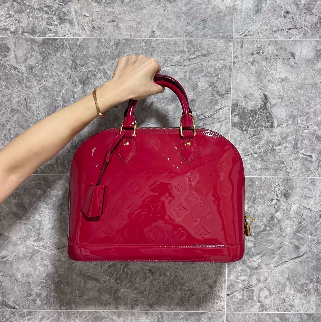 LV Alma PM Vernis Cherry GHW - Luxury Evermore