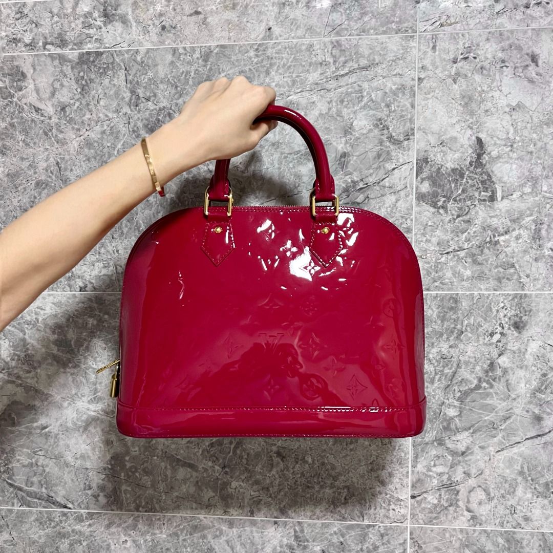 LV Alma PM Vernis Cherry GHW - Luxury Evermore