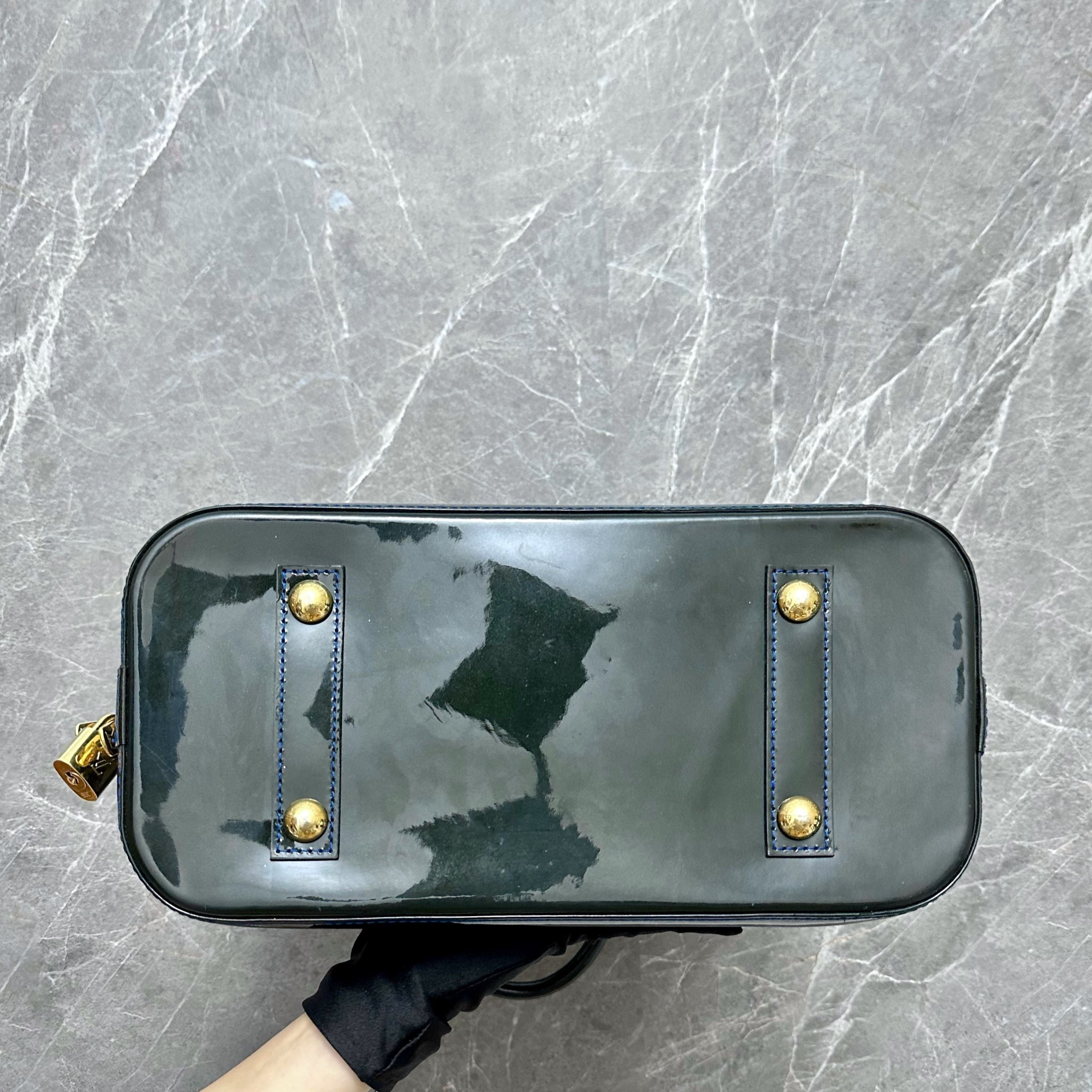 LV Alma PM Vernis Dark Green GHW - Luxury Evermore