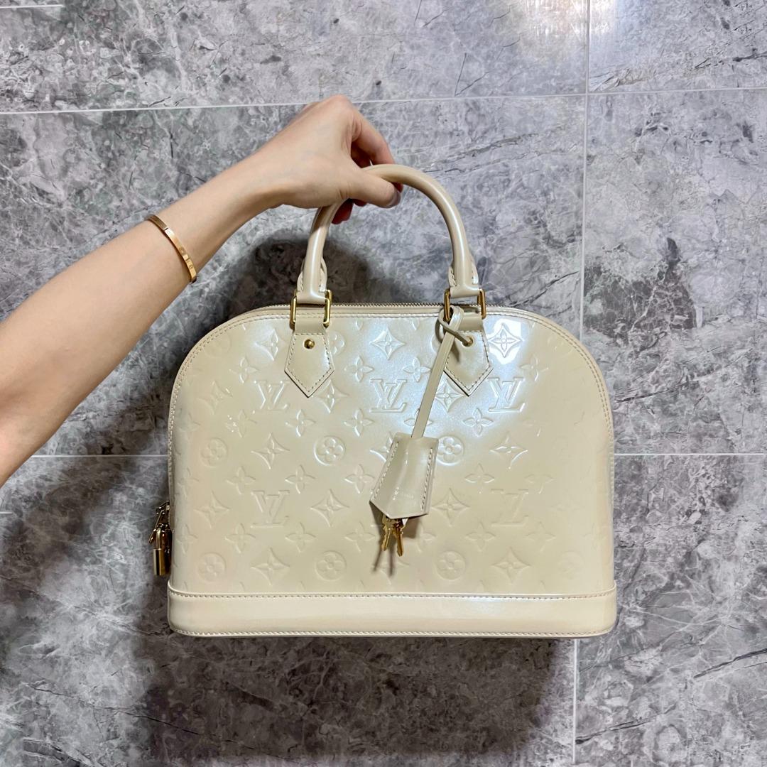 LV Alma PM Vernis GHW Pearl - Luxury Evermore