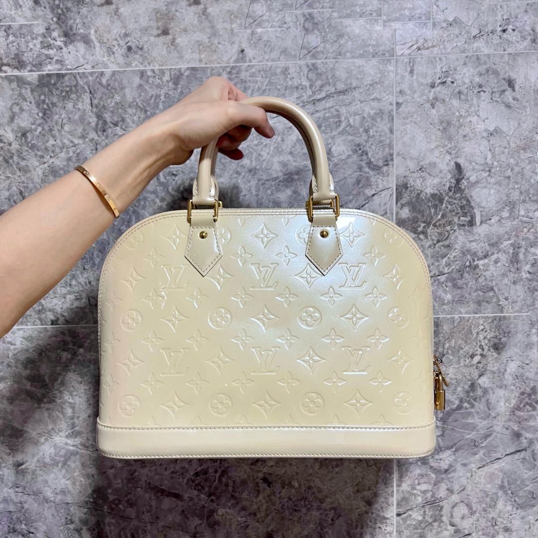 LV Alma PM Vernis GHW Pearl - Luxury Evermore