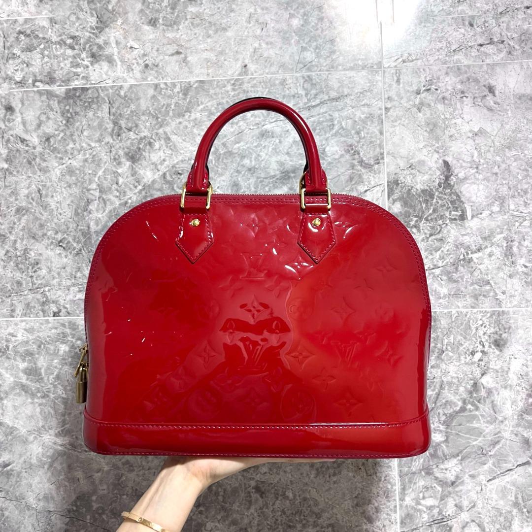 LV Alma PM Vernis GHW Red - Luxury Evermore