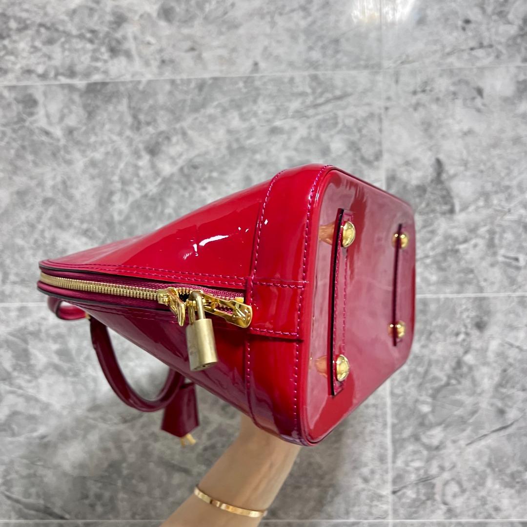 LV Alma PM Vernis GHW Red - Luxury Evermore