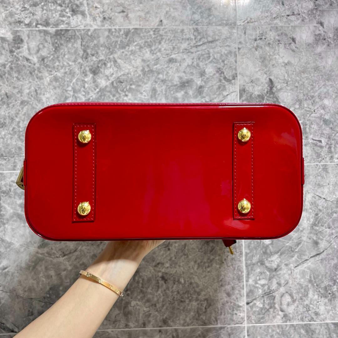 LV Alma PM Vernis GHW Red - Luxury Evermore