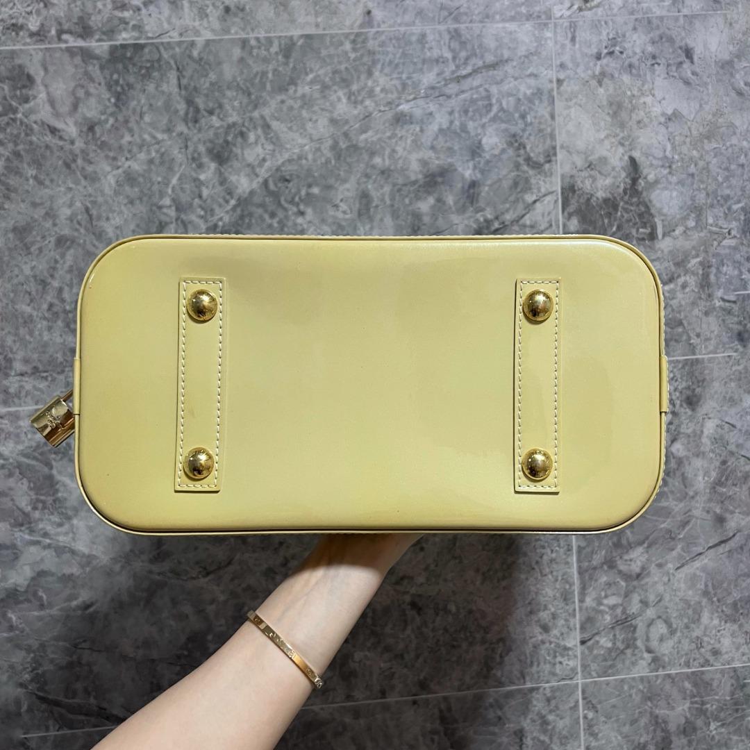 LV Alma PM Vernis GHW Yellow - Luxury Evermore