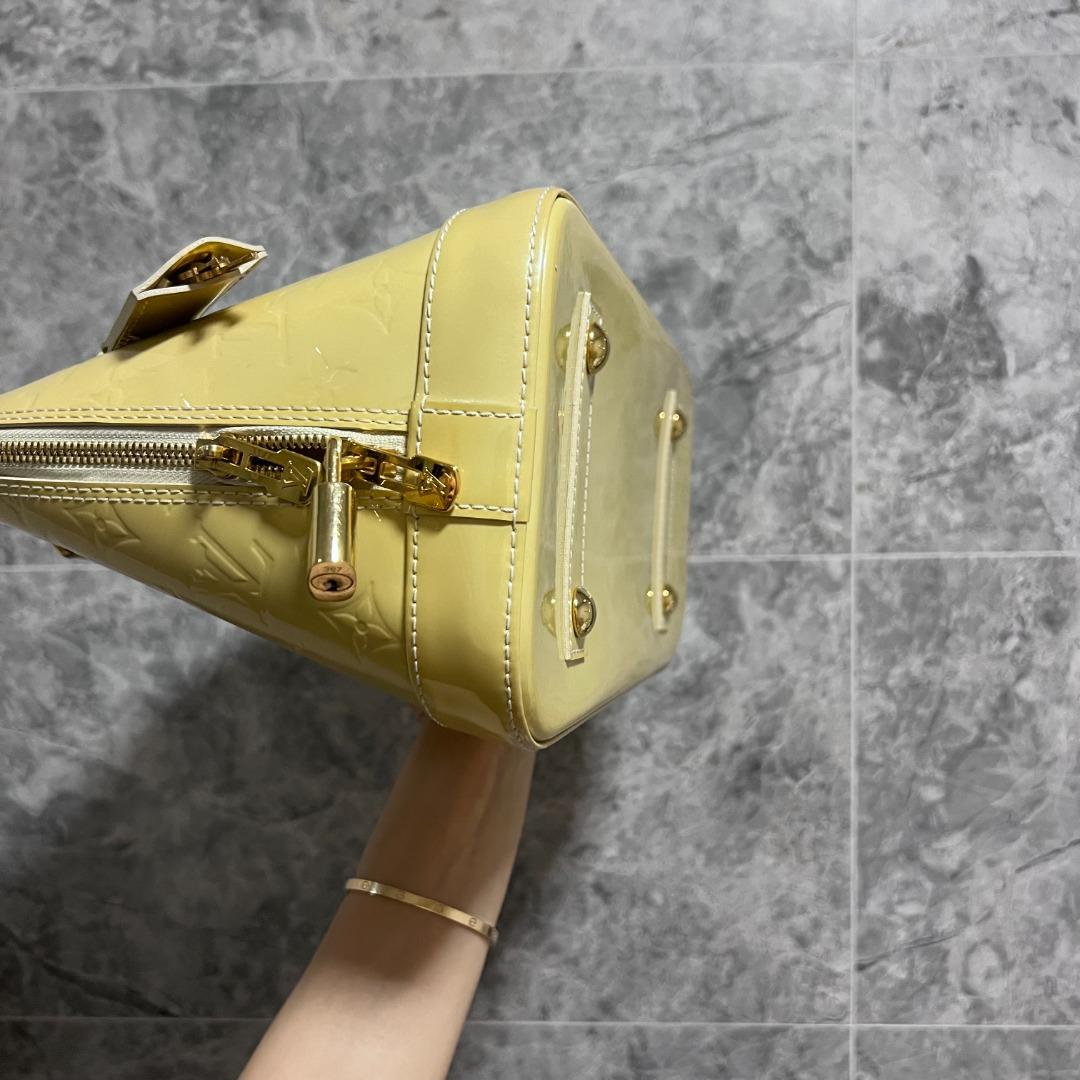 LV Alma PM Vernis GHW Yellow - Luxury Evermore