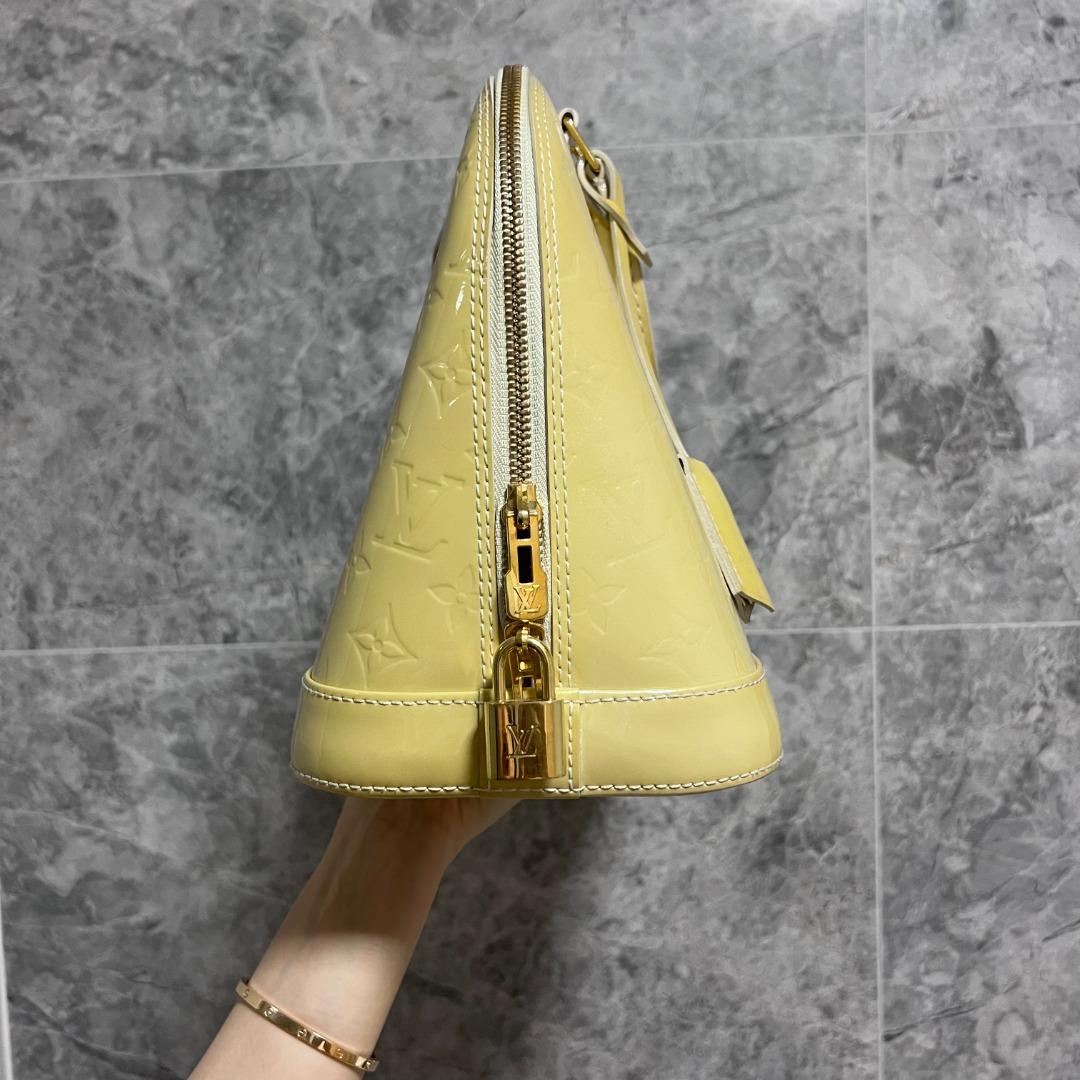 LV Alma PM Vernis GHW Yellow - Luxury Evermore