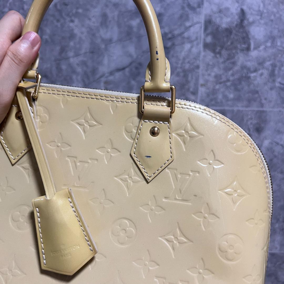 LV Alma PM Vernis GHW Yellow - Luxury Evermore