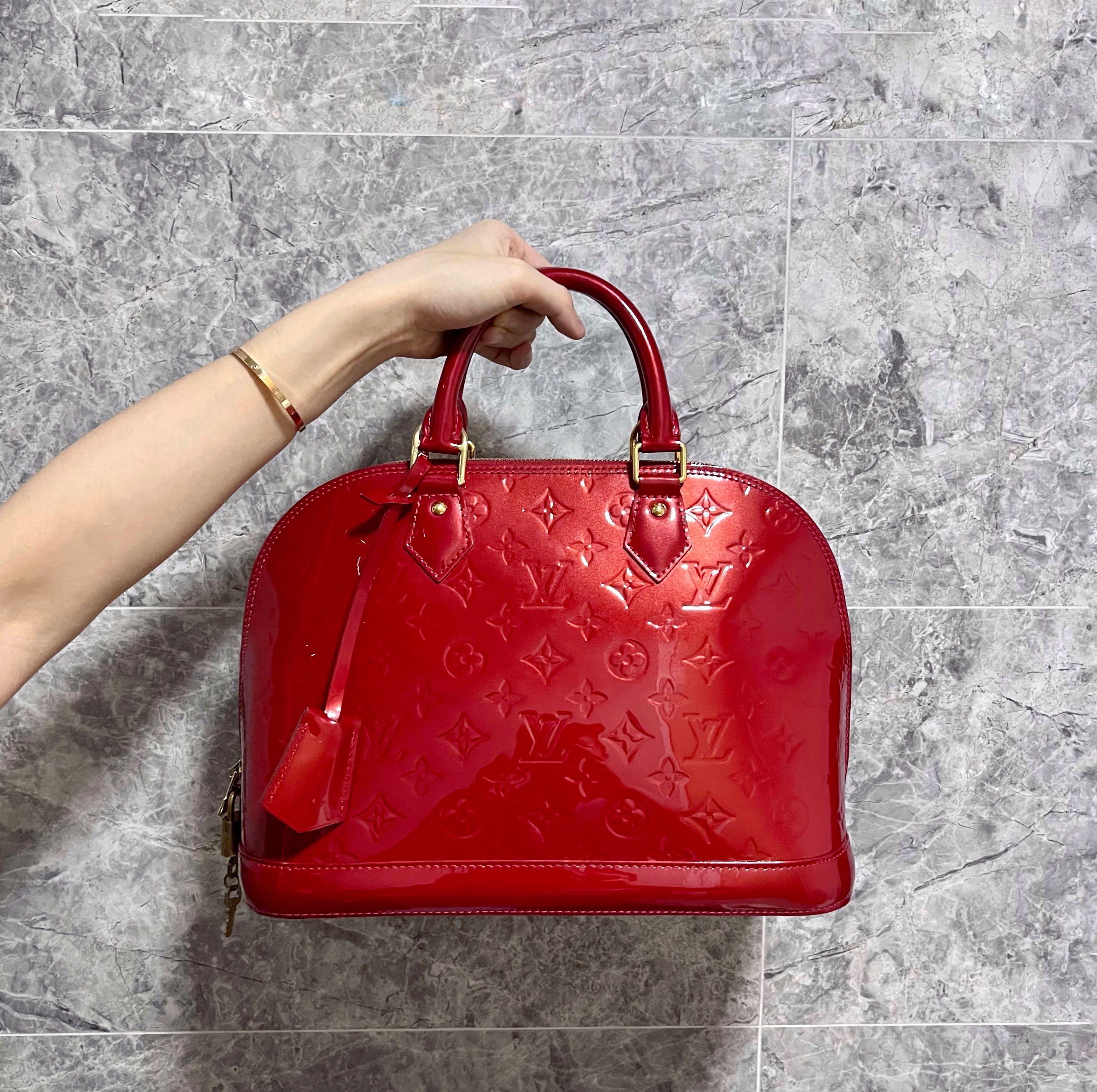 LV Alma PM Vernis Red - Luxury Evermore