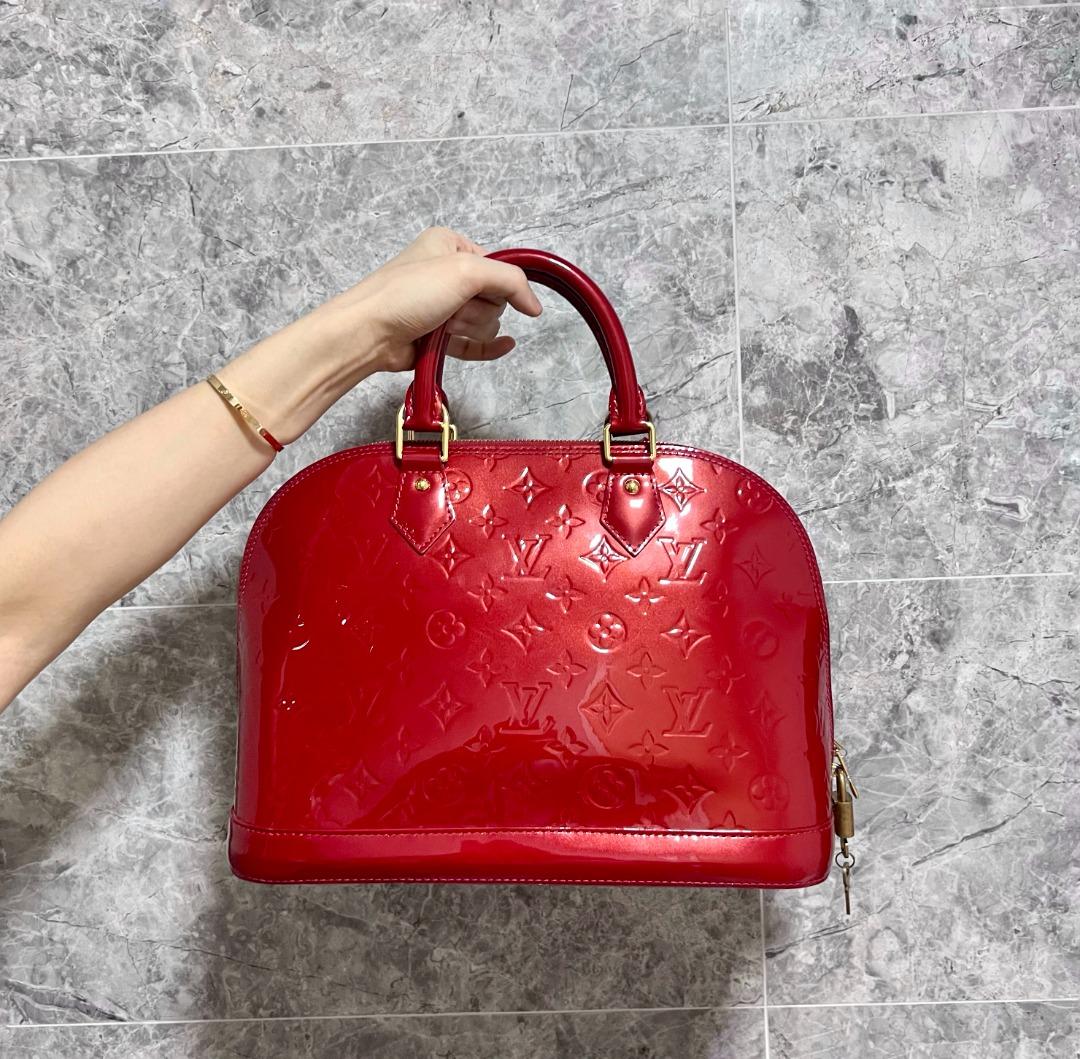 LV Alma PM Vernis Red - Luxury Evermore