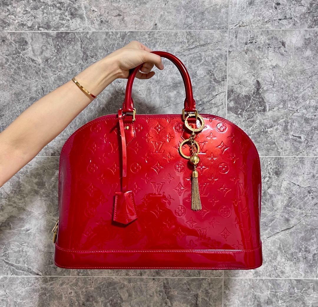 LV Alma Vernis GM Red - Luxury Evermore