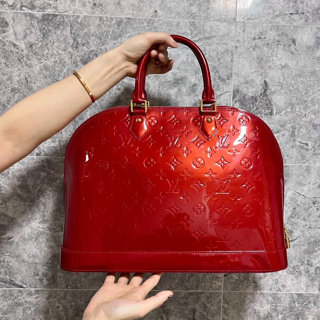 LV Alma Vernis GM Red - Luxury Evermore