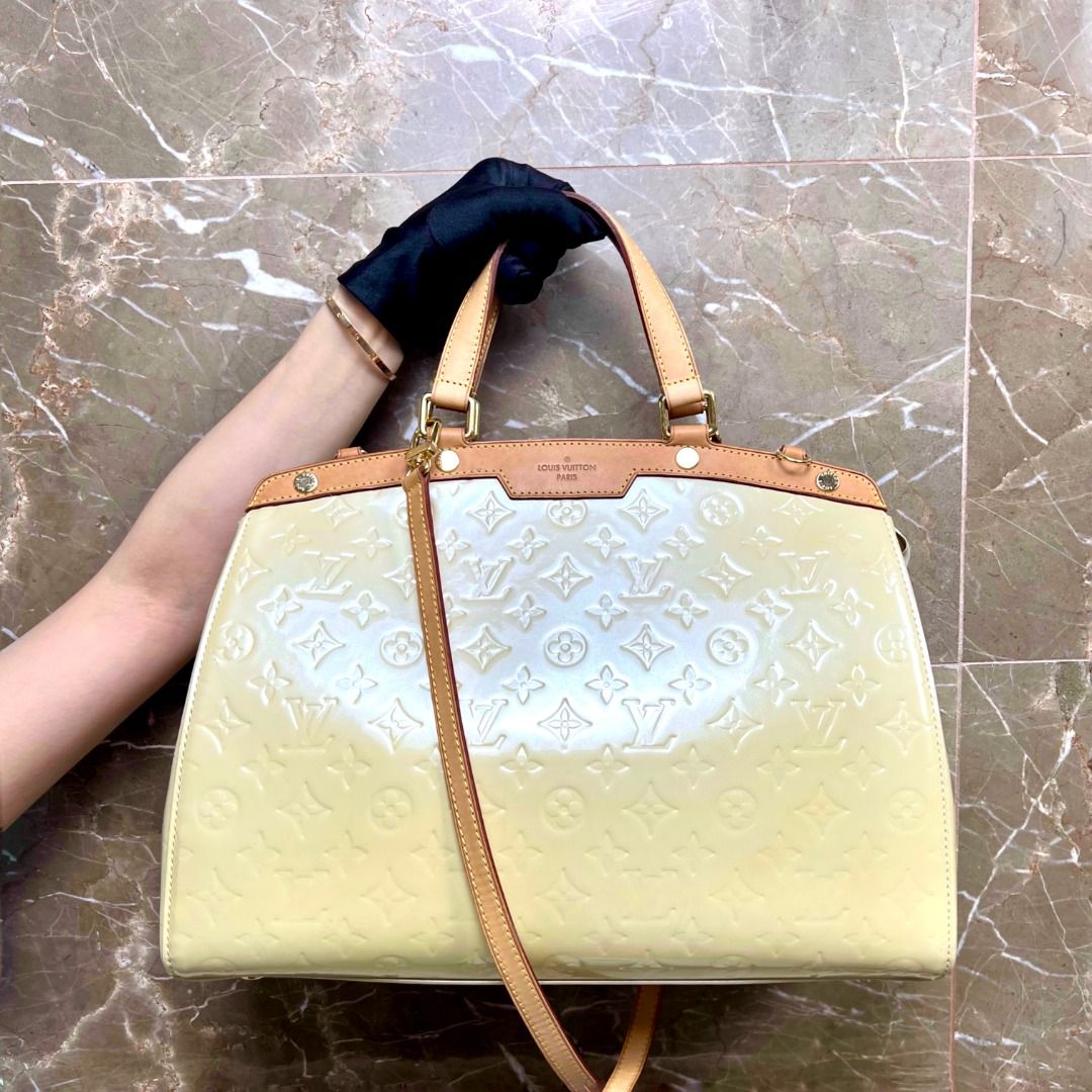 LV Brea Beige PM Patent Leather - Luxury Evermore